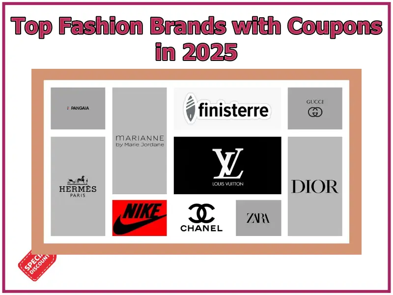 top fashion brands with coupons